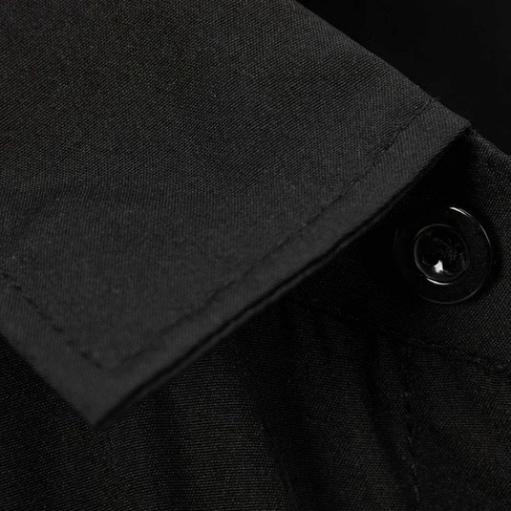 Casual Men's Black Shirt - Picture 6 of 8